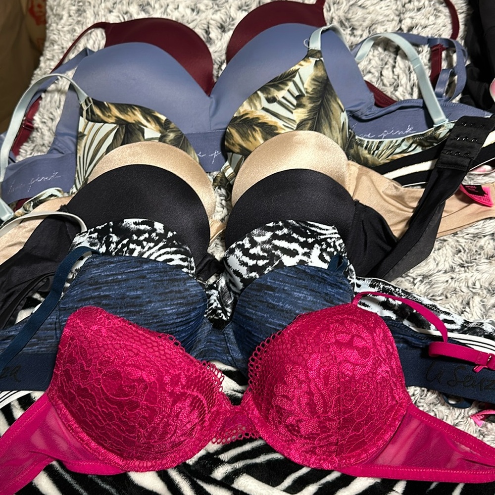 Victoria’s Secret PINK and La Senza Bras all size 32B